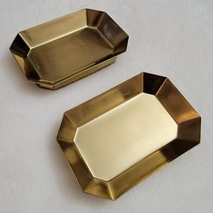 Threshold Soap Dish Polished Solid Brass 2pcs